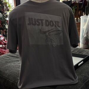 Nike Charcoal 'Just Do It' Tee